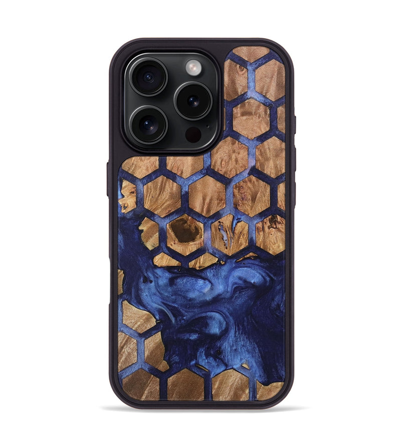 iPhone 16 Pro Wood Phone Case - Rasla (Pattern, 735509)