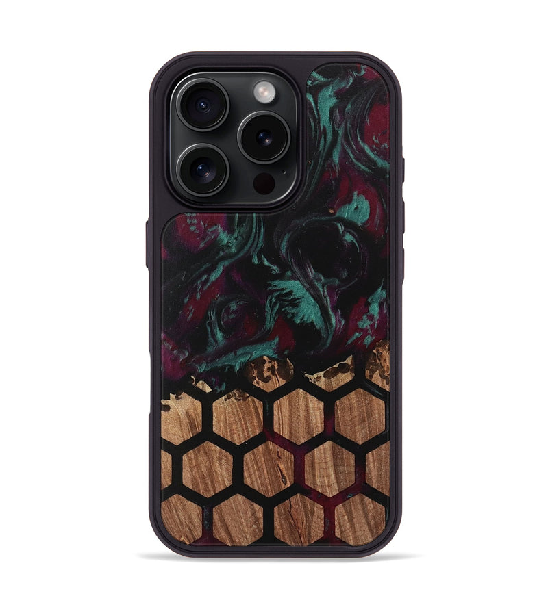 iPhone 16 Pro Wood Phone Case - Illa (Pattern, 735524)