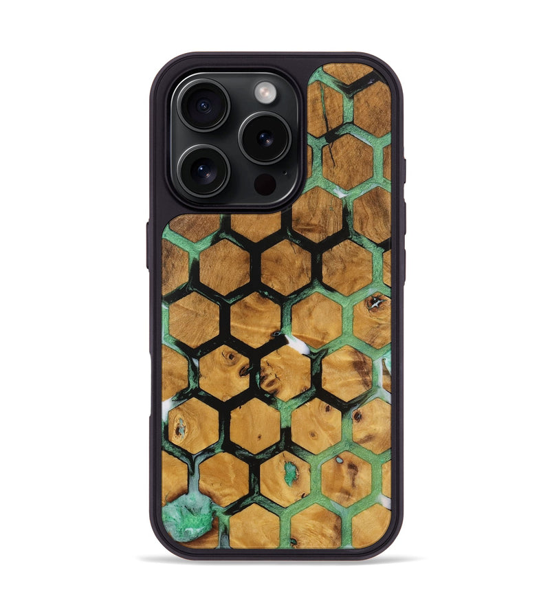 iPhone 16 Pro Wood Phone Case - Mira (Pattern, 735529)