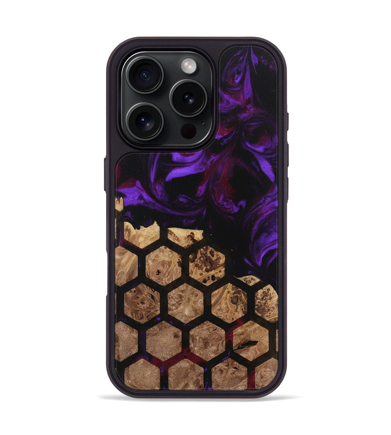 iPhone 16 Pro Wood Phone Case - Carling (Pattern, 735531)