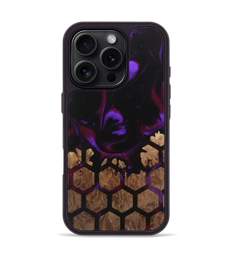 iPhone 16 Pro Wood Phone Case - Ellen (Pattern, 735535)