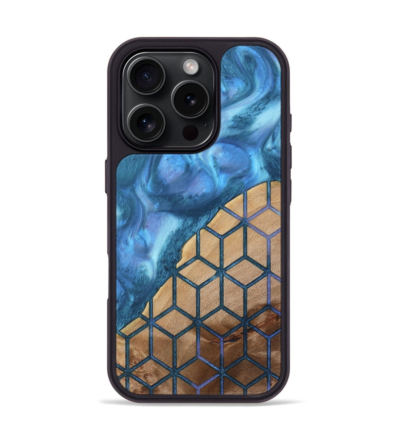 iPhone 16 Pro Wood Phone Case - Cyntha (Pattern, 735539)