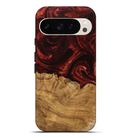 Pixel 9 Pro XL Wood Live Edge Phone Case - Jimmy (Red, 735623)