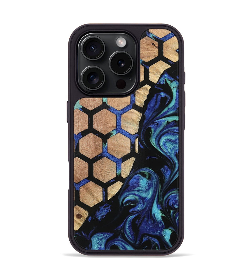 iPhone 16 Pro Wood Phone Case - Shafter (Pattern, 735703)