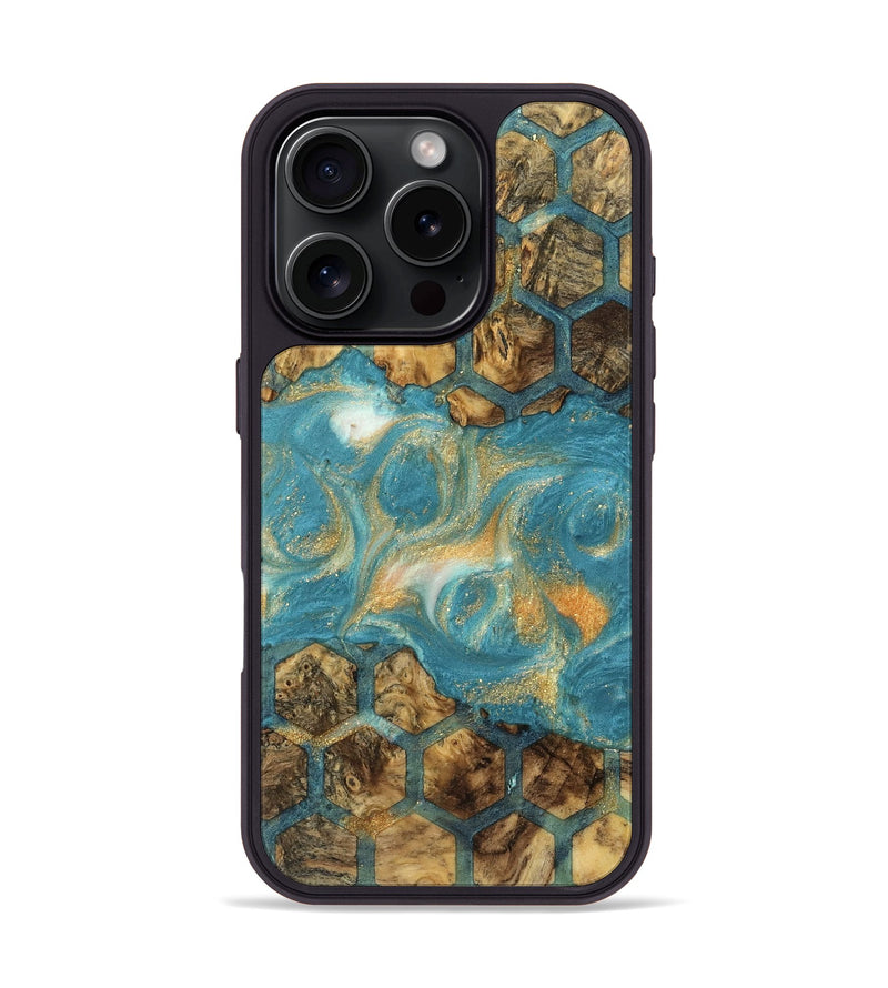 iPhone 16 Pro Wood Phone Case - Krier (Pattern, 735783)