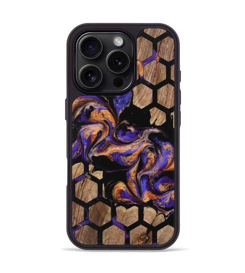 iPhone 16 Pro Wood Phone Case - Camala (Pattern, 735801)