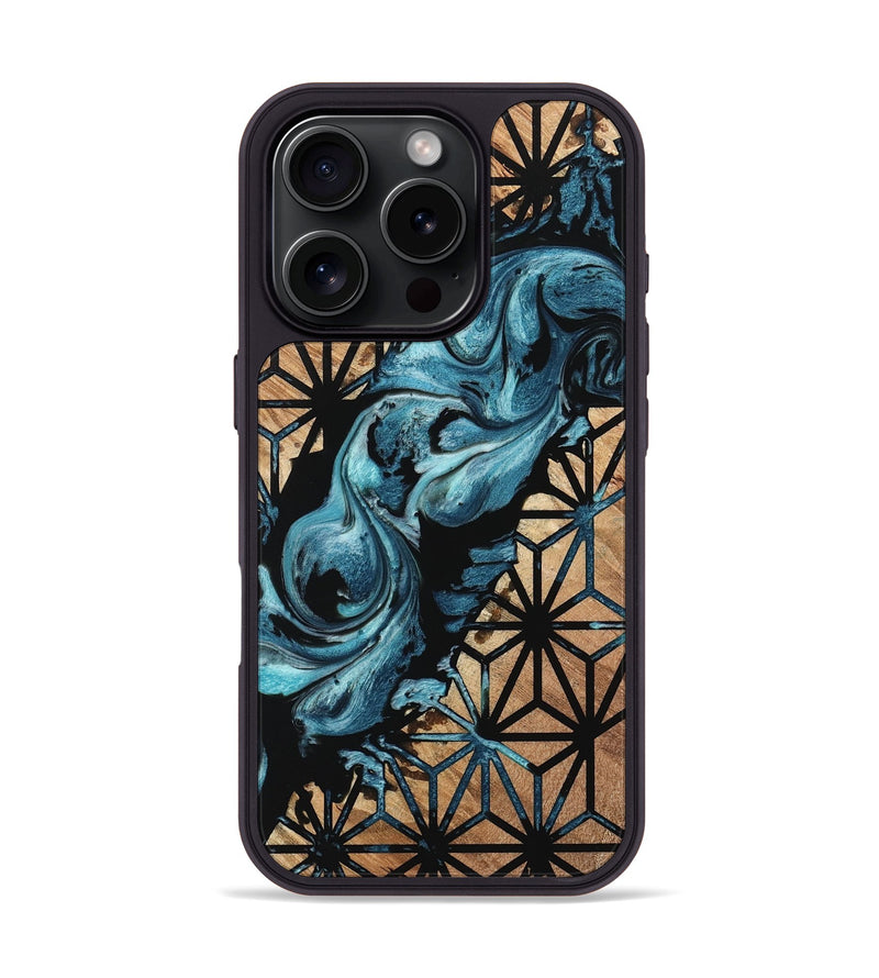 iPhone 16 Pro Wood Phone Case - Trescha (Pattern, 735802)