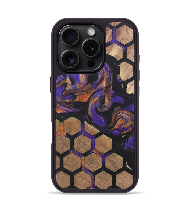 iPhone 16 Pro Wood Phone Case - Delcine (Pattern, 735810)