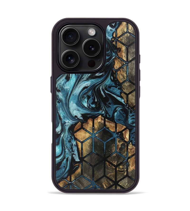 iPhone 16 Pro Wood Phone Case - Lorenzo (Pattern, 735832)