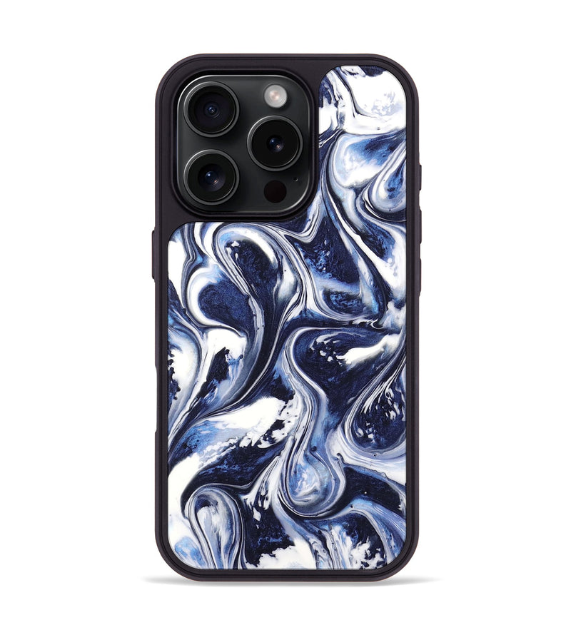 iPhone 16 Pro ResinArt Phone Case - Maddy (Blue, 735907)