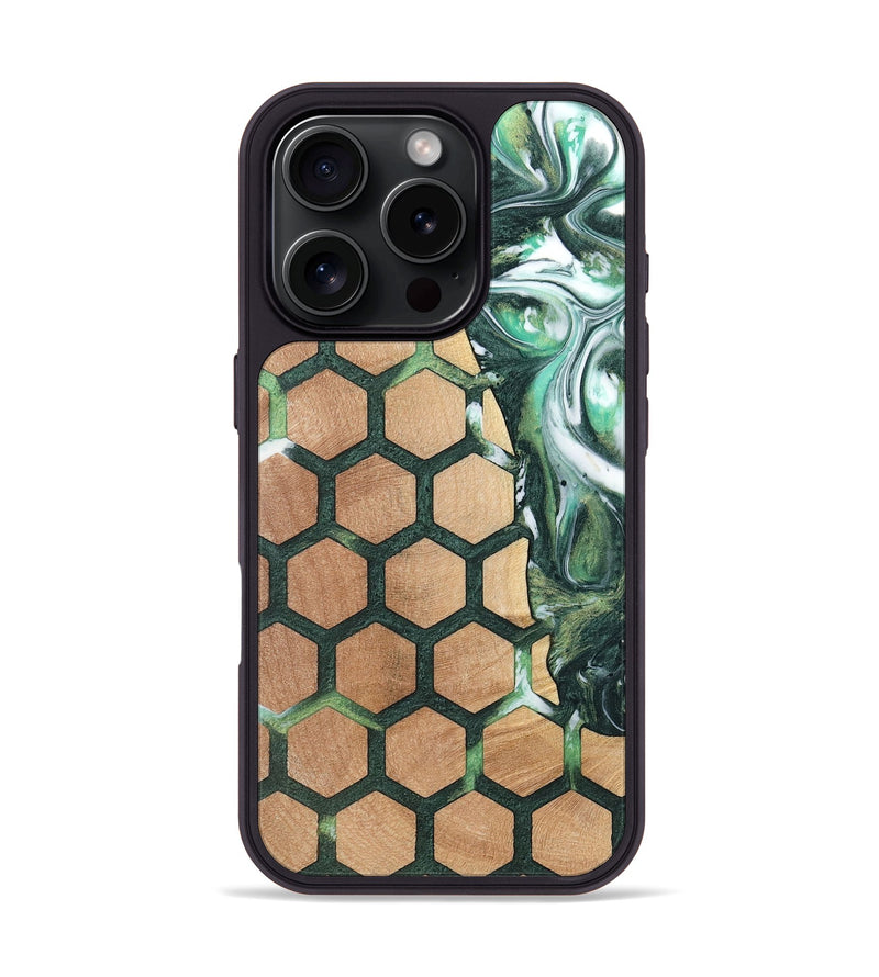 iPhone 16 Pro Wood Phone Case - Arley (Pattern, 735938)