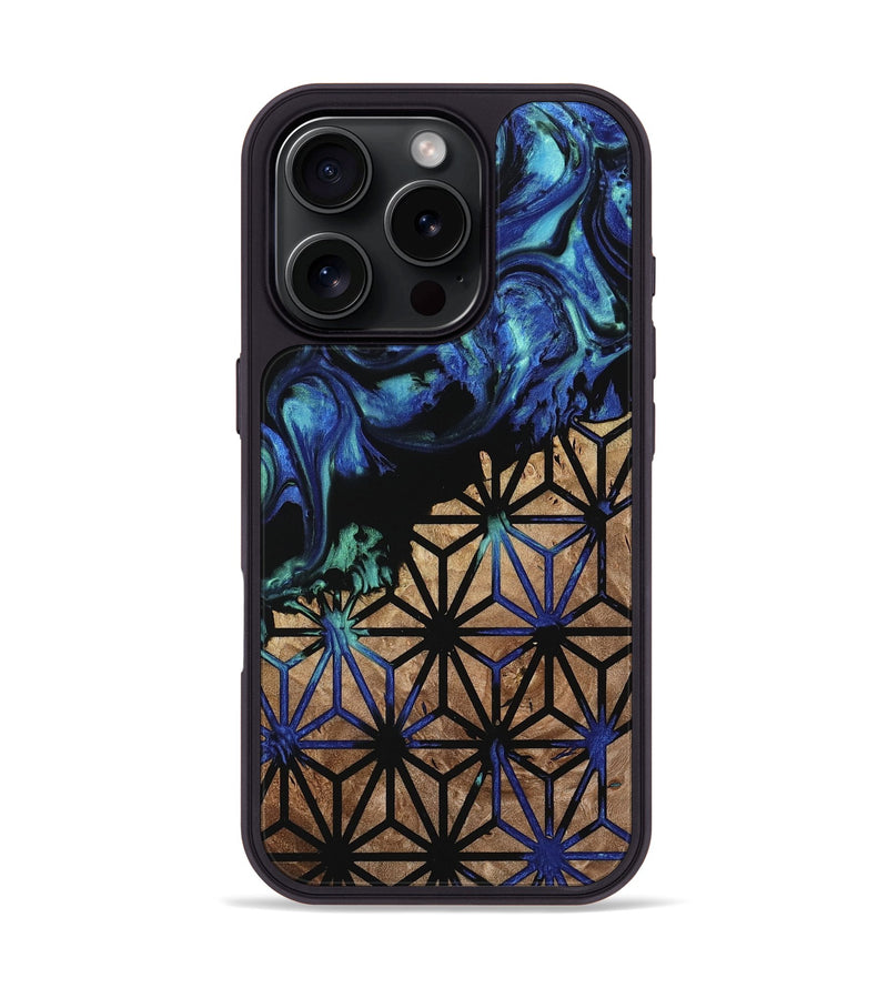 iPhone 16 Pro Wood Phone Case - Maya (Pattern, 735965)