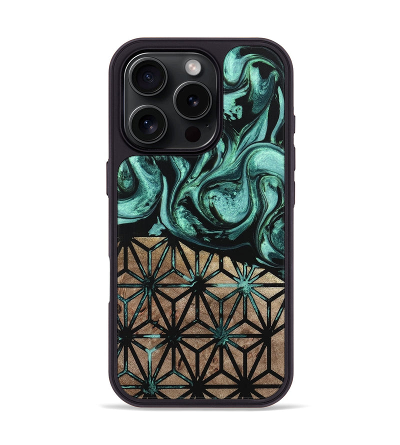 iPhone 16 Pro Wood Phone Case - Devonta (Pattern, 735969)