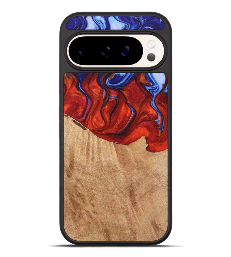 Pixel 9 Pro XL Wood Phone Case - Ashok (Fire & Ice, 736625)