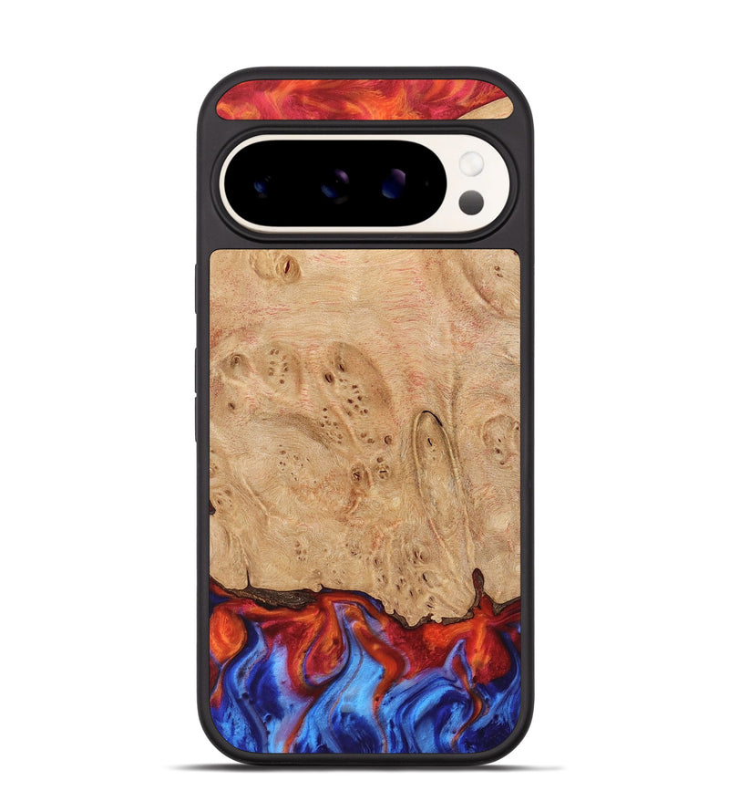 Pixel 9 Wood Phone Case - Worth (Fire & Ice, 737072)