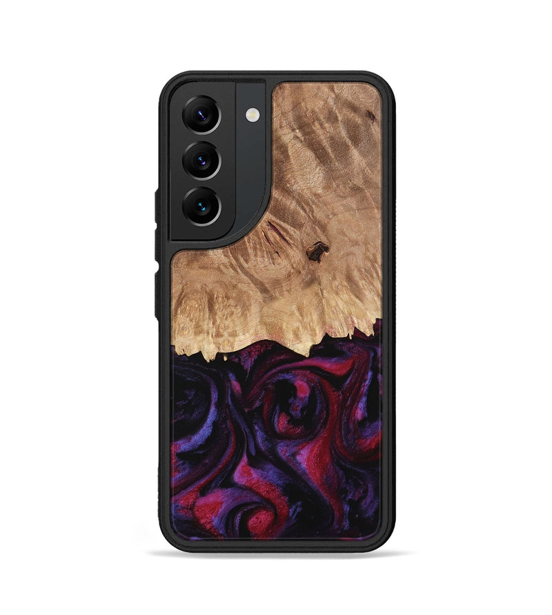 Galaxy S22 Wood Phone Case - Ofelia (Purple, 737785)