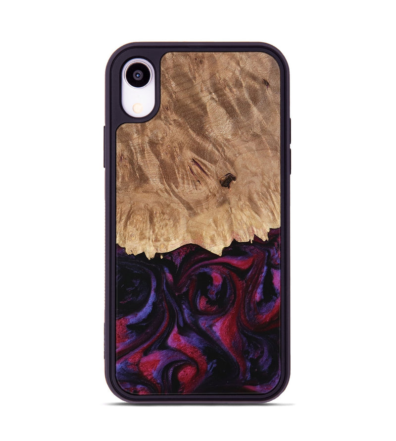 iPhone Xr Wood Phone Case - Ofelia (Purple, 737785)