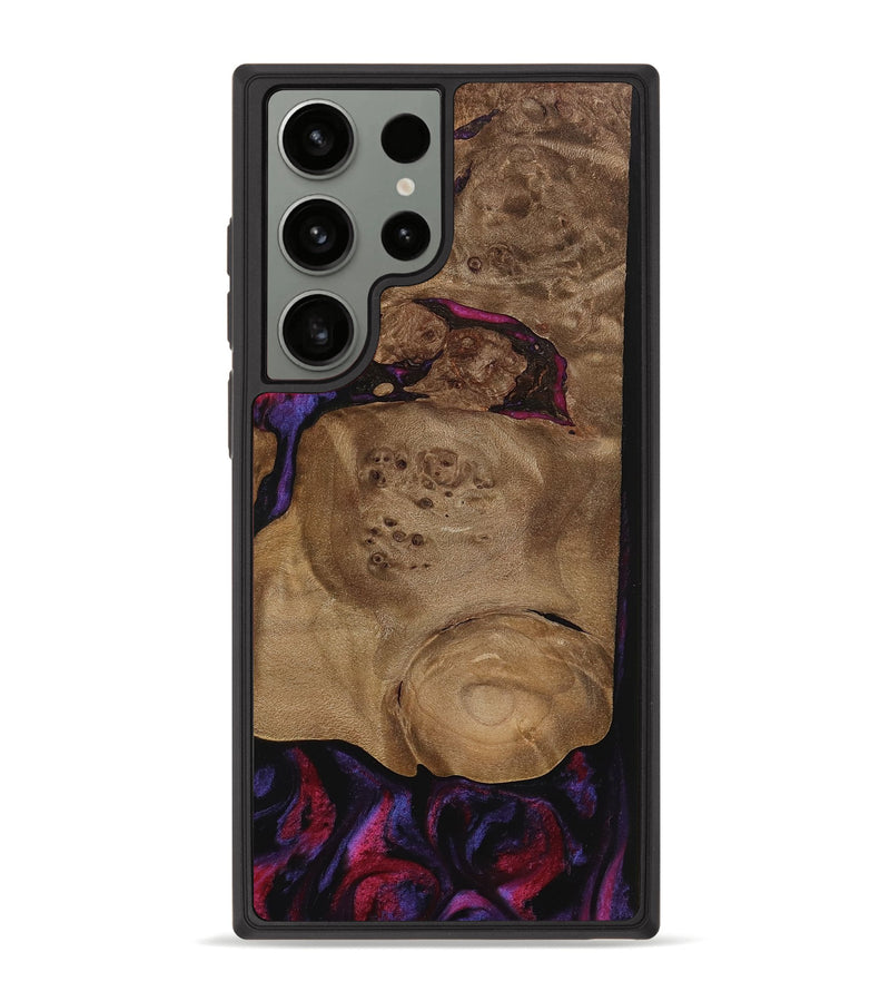 Galaxy S23 Ultra Wood Phone Case - Jerimy (Purple, 737786)