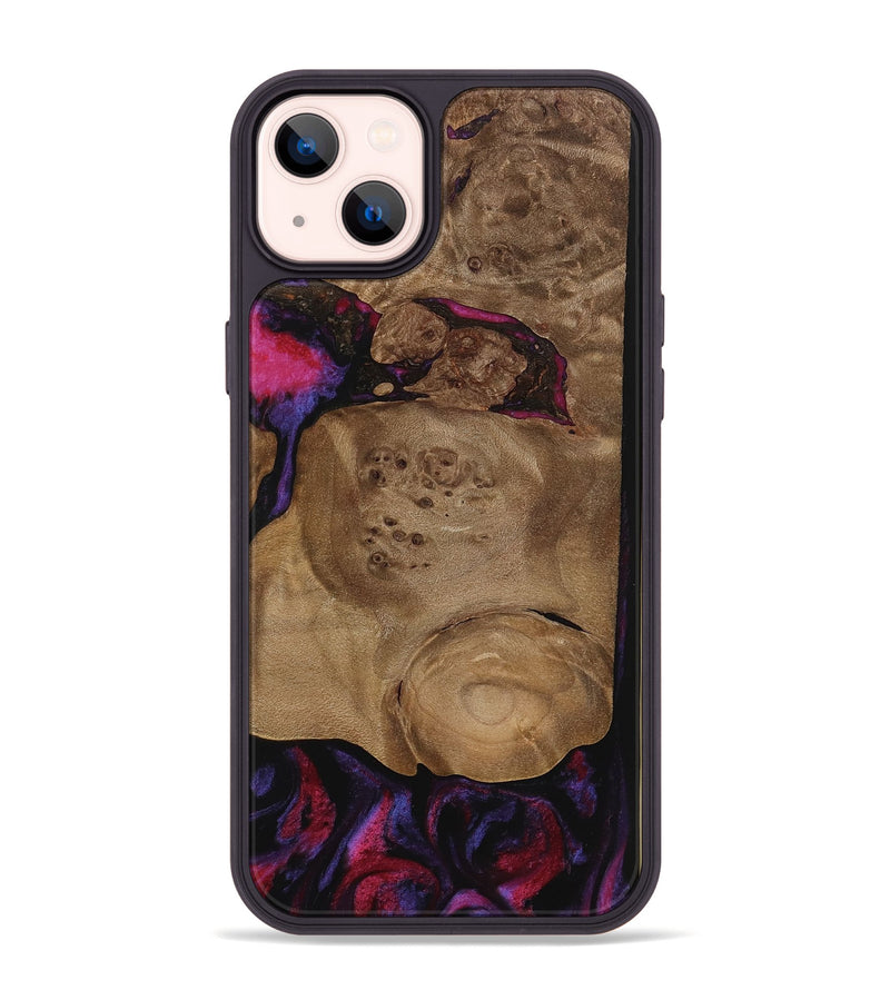 iPhone 14 Plus Wood Phone Case - Jerimy (Purple, 737786)