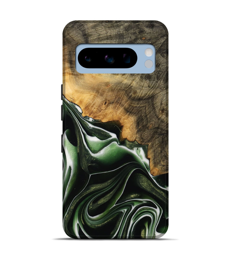 Pixel 8 Pro Wood Live Edge Phone Case - Merdia (Green, 737938)