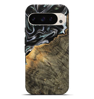 Pixel 9 Pro XL Wood Live Edge Phone Case - Sanjoy (Black & White, 737946)