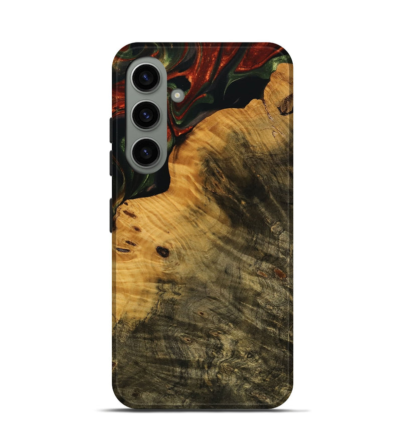 Galaxy S24 Wood Live Edge Phone Case - Zino (Green, 737955)