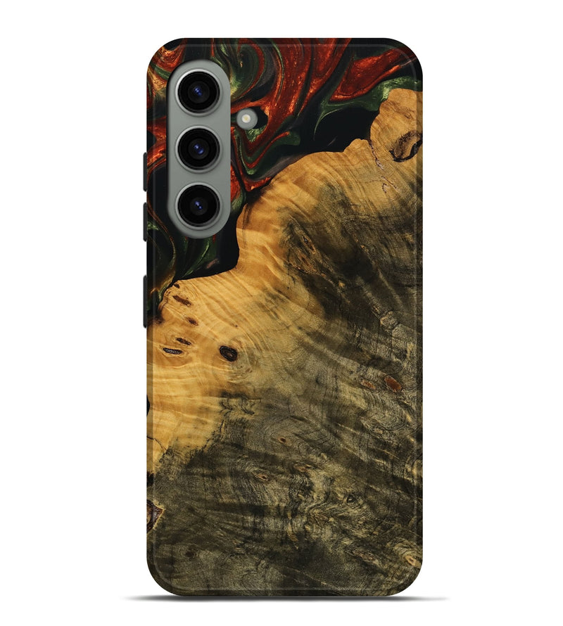 Galaxy S24 Plus Wood Live Edge Phone Case - Zino (Green, 737955)