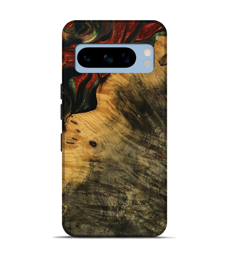 Pixel 8 Pro Wood Live Edge Phone Case - Zino (Green, 737955)