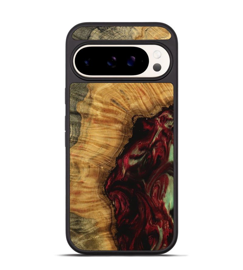 Pixel 9 Wood Phone Case - Jeroen (Red, 738024)