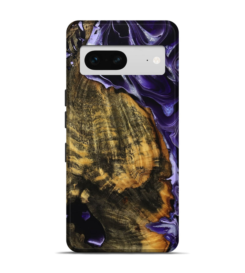 Pixel 7 Wood Live Edge Phone Case - Mani (Purple, 738052)