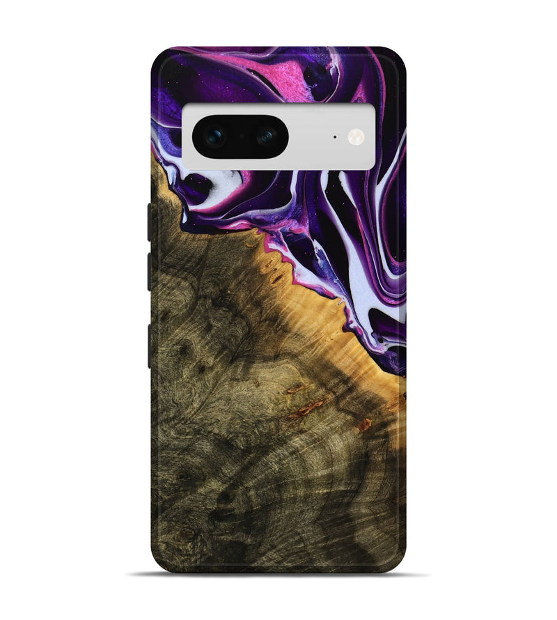 Pixel 7 Wood Live Edge Phone Case - Malissa (Purple, 738056)