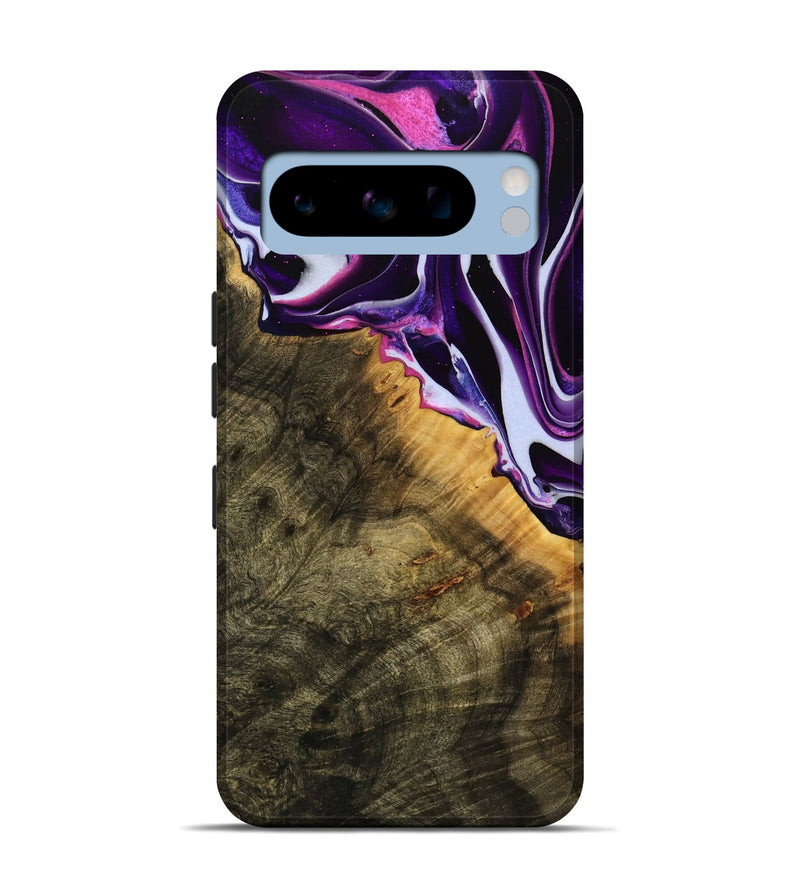 Pixel 8 Pro Wood Live Edge Phone Case - Malissa (Purple, 738056)