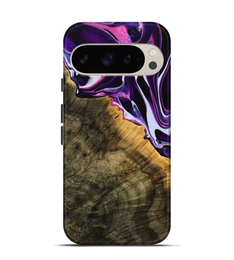 Pixel 9 Wood Live Edge Phone Case - Malissa (Purple, 738056)