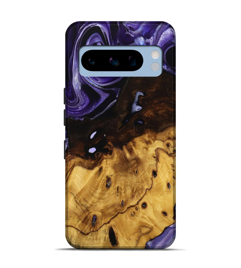 Pixel 8 Pro Wood Live Edge Phone Case - Allys (Purple, 738057)