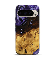 Pixel 9 Wood Live Edge Phone Case - Allys (Purple, 738057)