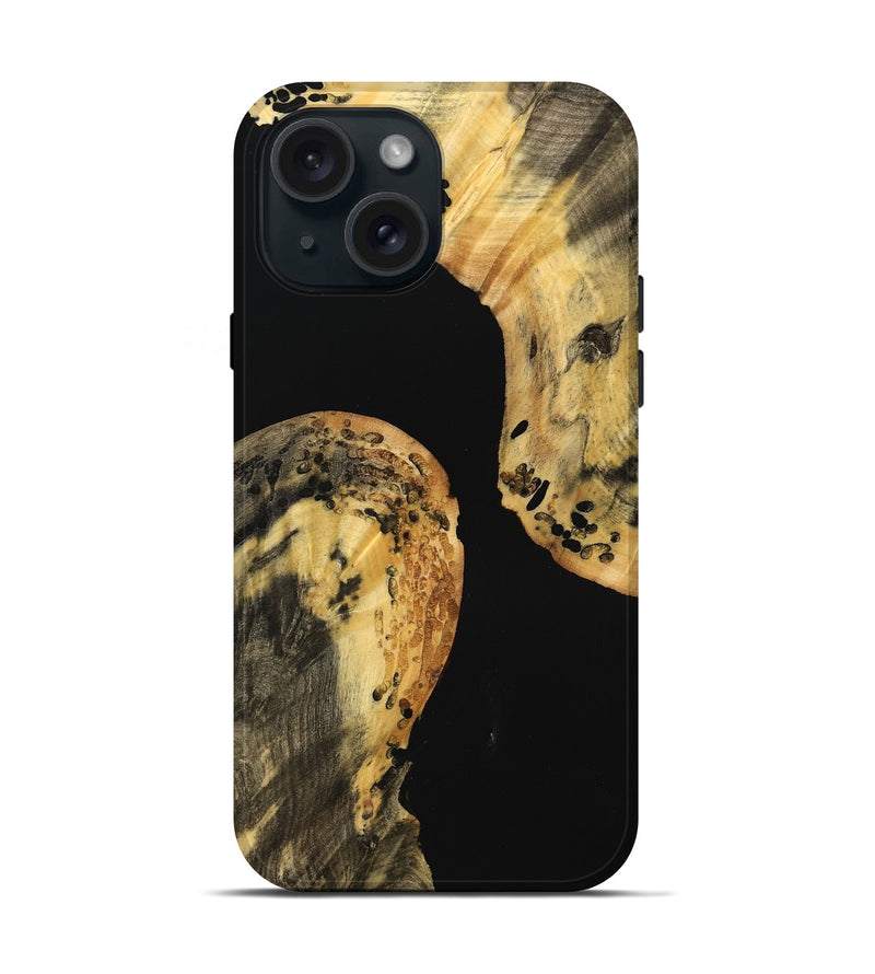 iPhone 15 Wood Live Edge Phone Case - Kollen (Wood Burl, 738063)