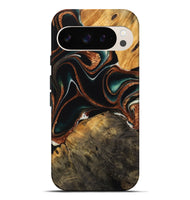 Pixel 9 Pro XL Wood Live Edge Phone Case - Amya (Green, 738071)