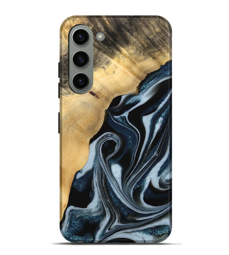 Galaxy S23 Plus Wood Live Edge Phone Case - Kitson (Blue, 738076)