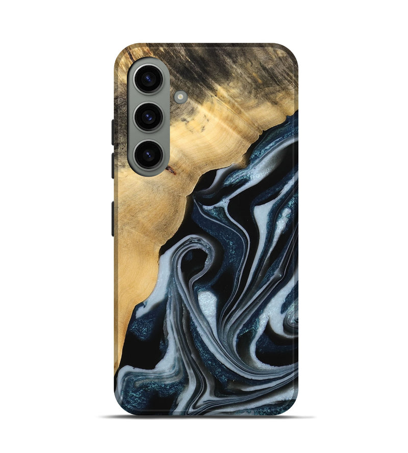 Galaxy S24 Wood Live Edge Phone Case - Kitson (Blue, 738076)