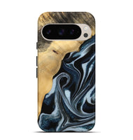 Pixel 9 Wood Live Edge Phone Case - Kitson (Blue, 738076)