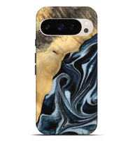 Pixel 9 Pro XL Wood Live Edge Phone Case - Kitson (Blue, 738076)