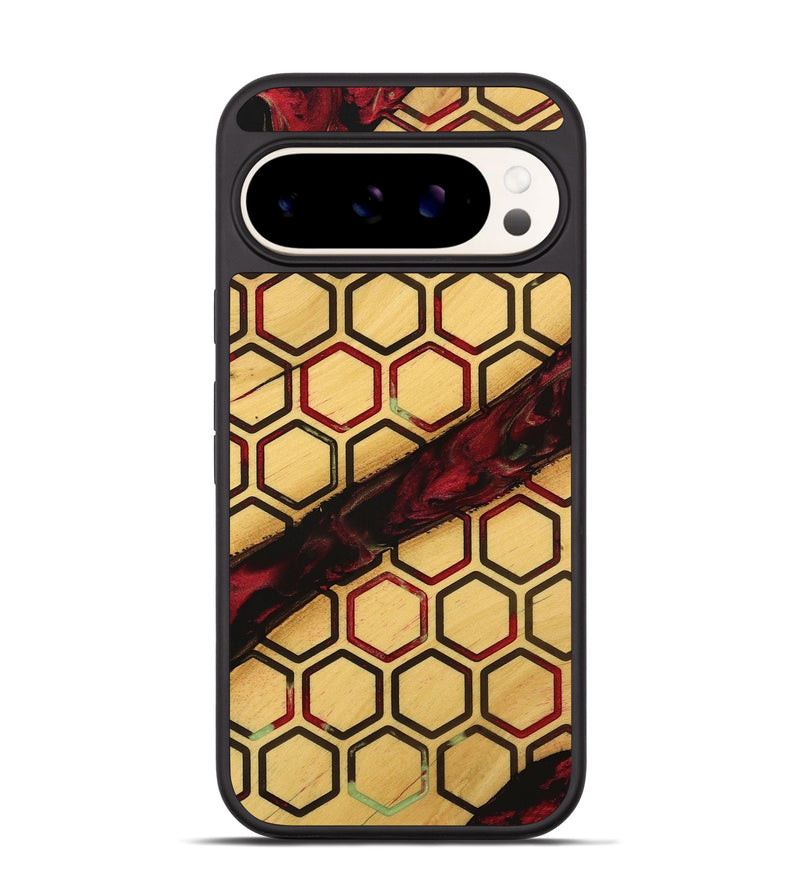 Pixel 9 Wood Phone Case - Mitesh (Pattern, 738085)