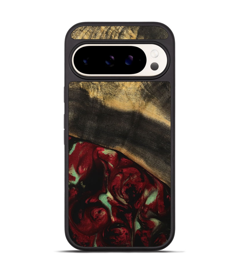 Pixel 9 Wood Phone Case - Trudy (Red, 738107)