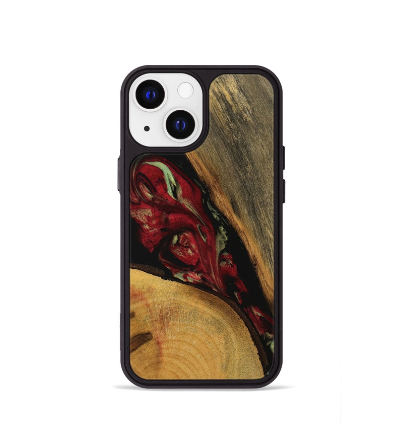 iPhone 13 mini Wood Phone Case - Sibley (Red, 738111)