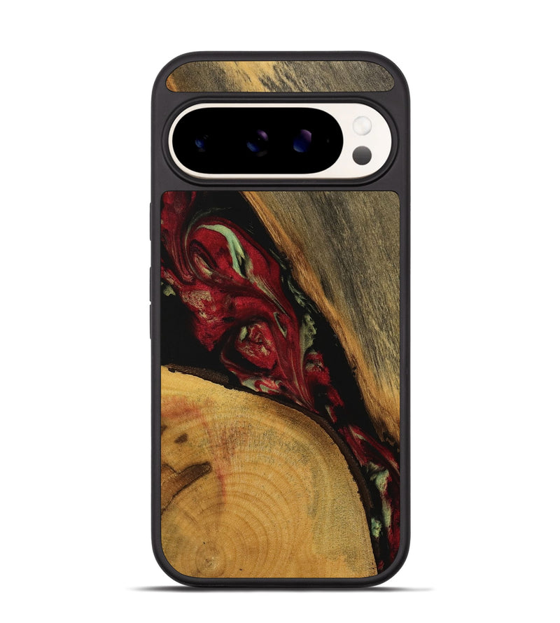 Pixel 9 Wood Phone Case - Sibley (Red, 738111)