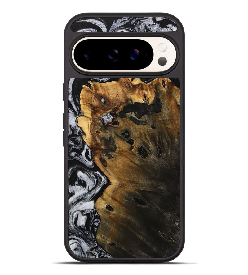 Pixel 9 Pro XL Wood Phone Case - Mohd (Black & White, 738122)