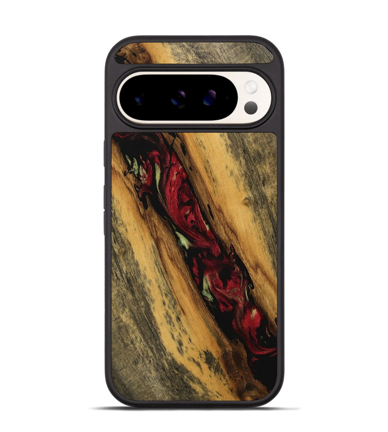 Pixel 9 Wood Phone Case - Corri (Red, 738125)