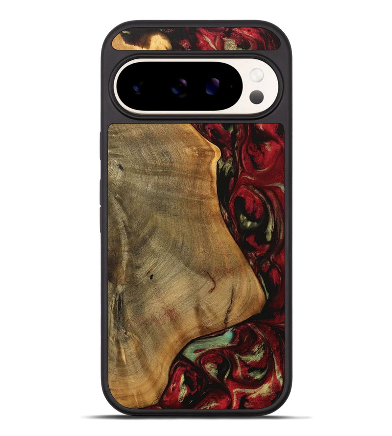 Pixel 9 Pro XL Wood Phone Case - Melba (Red, 738139)