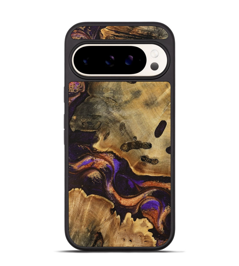 Pixel 9 Wood Phone Case - Kamren (Purple, 738161)