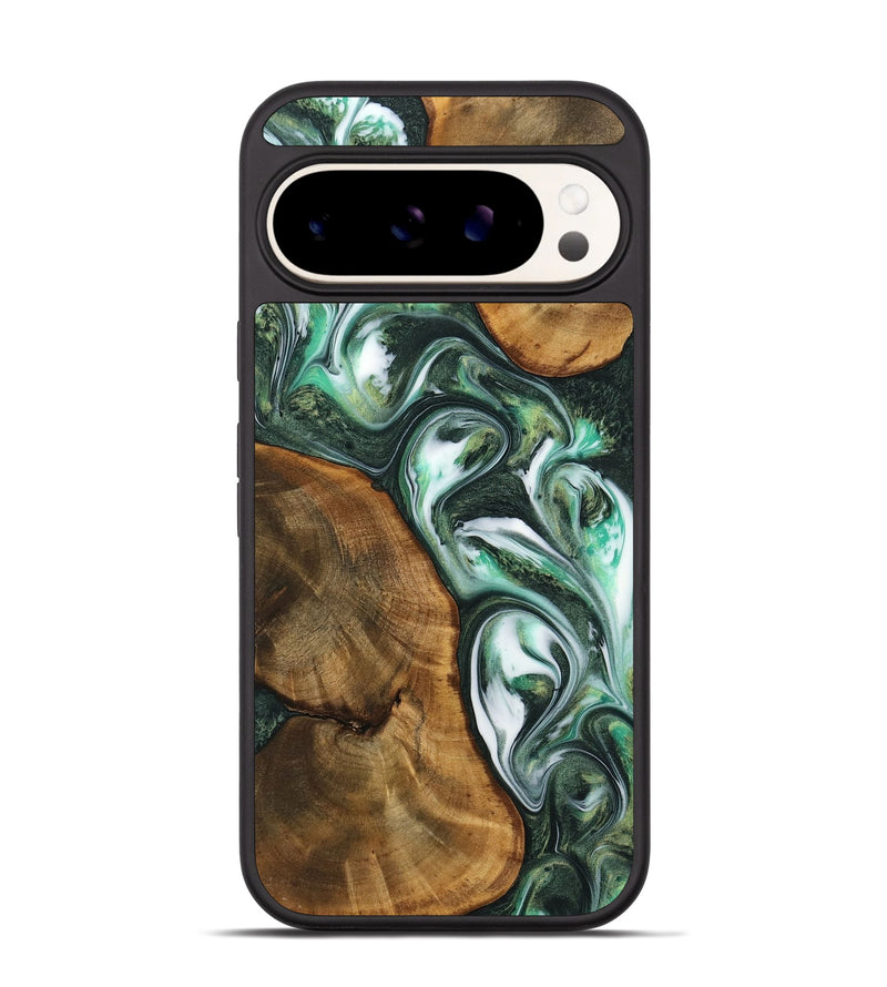 Pixel 9 Wood Phone Case - Antwon (Green, 738177)